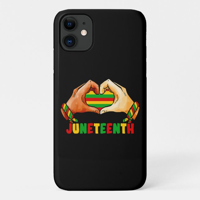 Juneteenth Heart  Case-Mate iPhone Case (Back)