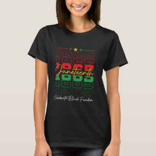Juneteenth History Month 1865 Proud African Americ T-Shirt