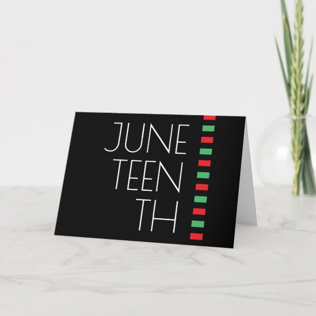 Juneteenth Holiday Card (Front)