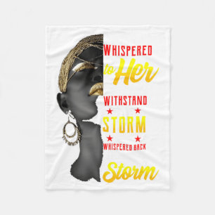 juneteenth i am the black women black histor fleece blanket
