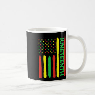 Juneteenth In Flag For Black History Day Black His Coffee Mug