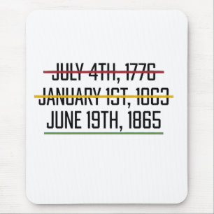 Juneteenth Independence Day Black History Mouse Mat