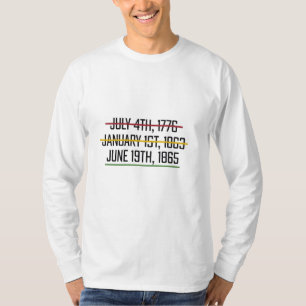 Juneteenth Independence Day Black History   T-Shirt