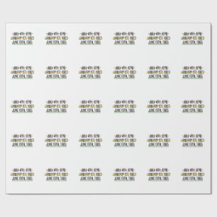 Juneteenth Independence Day Black History Wrapping Paper