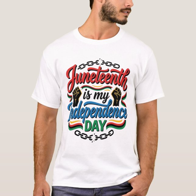 Juneteenth Independence Day Vintage Shirt Design_1 (Front)