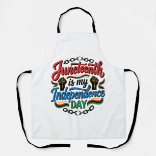 Juneteenth Independence Day Vintage Shirt Design_1 Apron