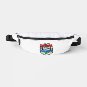 Juneteenth Independence Day Vintage Shirt Design_1 Bum Bags