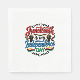 Juneteenth Independence Day Vintage Shirt Design_1 Napkin