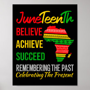 Juneteenth Is My Independence Day African 1865 Jun Poster