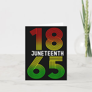Juneteenth is my independence day black pride  card