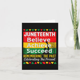 Juneteenth Is My Independence Day Black Pride Free Card