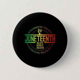 Juneteenth Is My Independence Day Black Pride Mela 6 Cm Round Badge