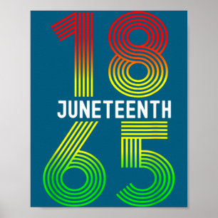 Juneteenth is my independence day black pride poster