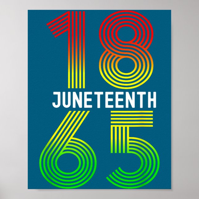 Juneteenth is my independence day black pride  poster (Front)