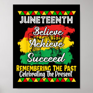 Juneteenth Is My Independence Day Black Pride  Poster