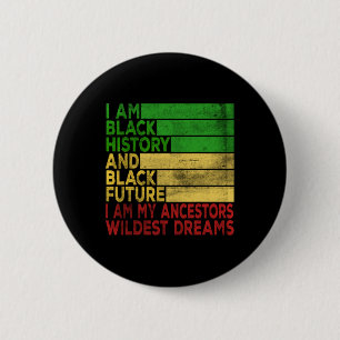 Juneteenth Is My Independence Day Black Women Kid 6 Cm Round Badge