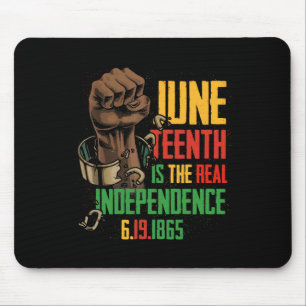 Juneteenth Is The Real Independence Day 1865 Freed Mouse Mat