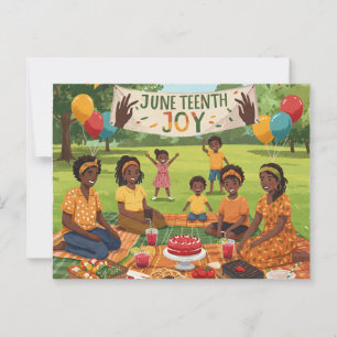 Juneteenth Joy Postcard