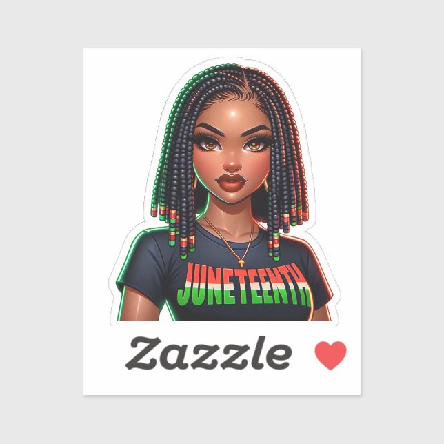 Juneteenth Joy Sticker  (Sheet)