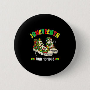 Juneteenth June 19 1865 Black African-american Ind 6 Cm Round Badge
