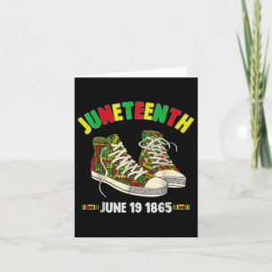 Juneteenth June 19 1865 Black African-american Ind Card