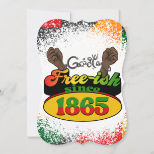 Juneteenth June 19 1865 black queens melanin kings Invitation