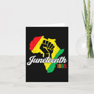 Juneteenth June 19th 1865 Freedom African Black He Card