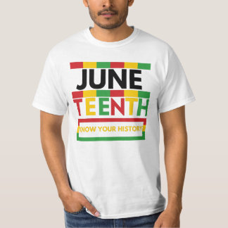 juneteenth know your history T-Shirt