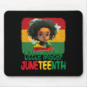 Juneteenth Little Mister Kids Black Boy Toddler By Mouse Mat