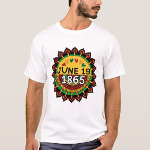 Juneteenth mandala traditional African patterns T-Shirt