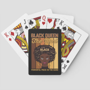 Juneteenth Melanin Black Girl The Most Powerful Playing Cards
