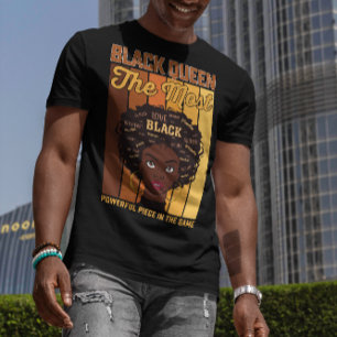 Juneteenth Melanin Black Girl The Most Powerful T-Shirt