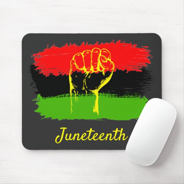 Juneteenth National Independence Day Mouse Mat (With Mouse)