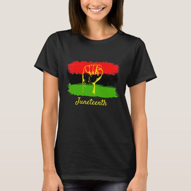 Juneteenth National Independence Day T-Shirt (Front)