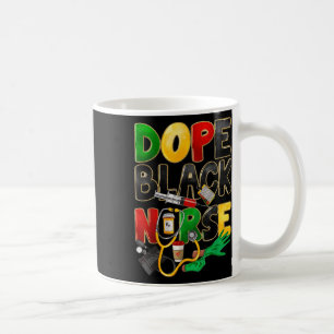 Juneteenth Nurse Black Women Black History Month N Coffee Mug
