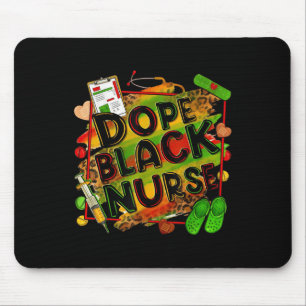 Juneteenth Nurse Black Women Black History Month N Mouse Mat