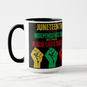 Juneteenth Pan-African Fist Mug