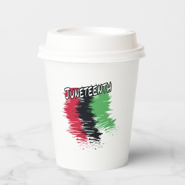 Juneteenth Paper Cups (Front)
