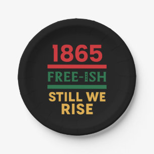 Juneteenth Paper Party Plates