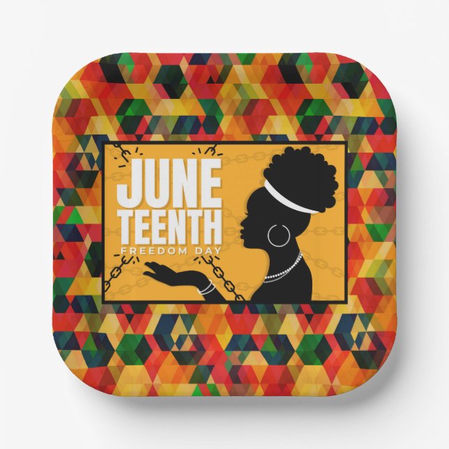 Juneteenth Paper Plates (Front)