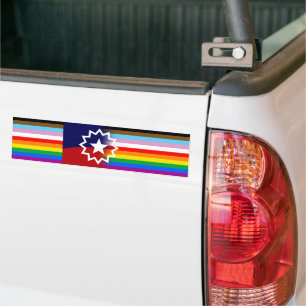 Juneteenth Pride LGBTQ Bumper Sticker