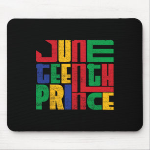 Juneteenth Prince Black Man Boy Juneteenth Prince  Mouse Mat
