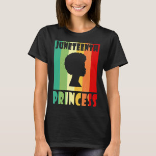 juneteenth princess african american freedom black T-Shirt