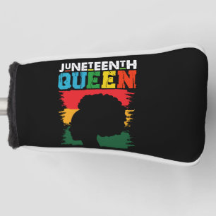 Juneteenth Queen Black Afro Melanin Girl Golf Head Cover