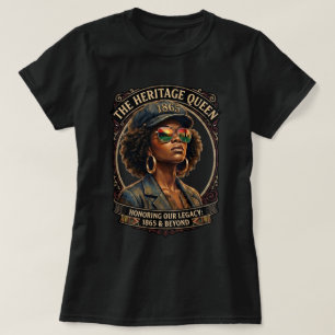 Juneteenth Queen Shirt Black Pride Tee, African Am