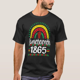 Juneteenth Rainbow Proud African Americans T-Shirt