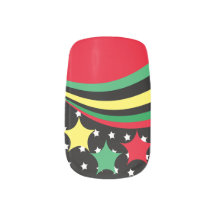 Juneteenth Red Green Yellow Back
