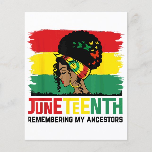 Juneteenth Remembering My Ancestors Celebrate Blac (Front)