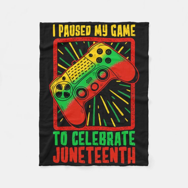 Juneteenth Shirts For Men Juneteenth S Kids Boy Ga Fleece Blanket (Front)