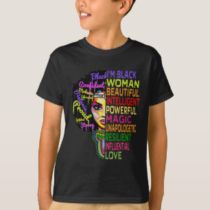 Juneteenth Shirts Women - I Am Black History Month